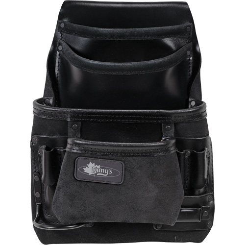 Sac robuste Phantom pour clous et outils, Cuir, 10 pochettes, Noir Nia-Chem Ltd.
