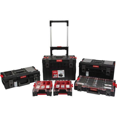 5-Piece Arx&reg; Rolling Toolbox Base Set, 25-1/5" x 19" x 54-3/5", Black Nia-Chem Ltd.