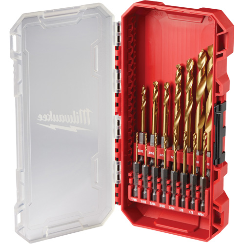 SHOCKWAVE Impact-Duty Drill Bit  Set, 15 Pieces, Titanium Nia-Chem Ltd.
