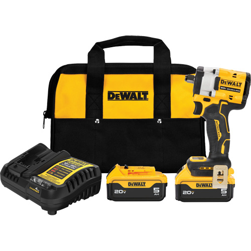 ATOMIC MAX* Cordless Impact Wrench With Hog Ring Anvil Kit, 20 V, 1/2" Socket Nia-Chem Ltd.