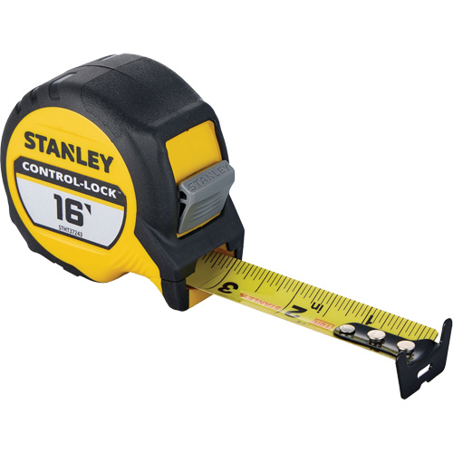 CONTROL-LOCK Tape Measure, 25 mm x 16', Imperial Graduations Nia-Chem Ltd.