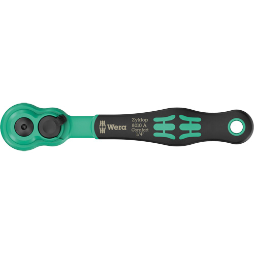 Cl&eacute; &agrave; cliquet Zyklop Comfort avec levier dinversion, Prise de 1/4", Poign&eacute;e Ergonomique Nia-Chem Ltd.