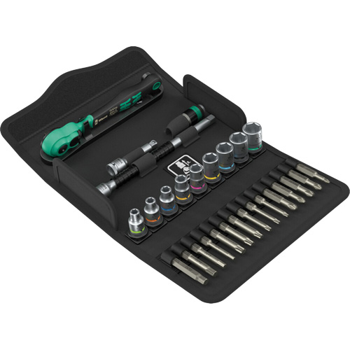 Jeu de cl&eacute; &agrave; cliquet SA 14 Zyklop Comfort avec levier dinversion, 28 Mcx, Prise de 1/4" Nia-Chem Ltd.