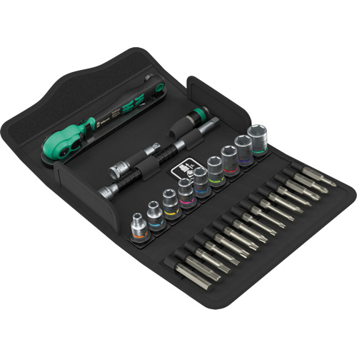 SA 15 Zyklop Comfort Ratchet Set with Reversing Lever, 28 Pcs, 1/4" Drive Size Nia-Chem Ltd.