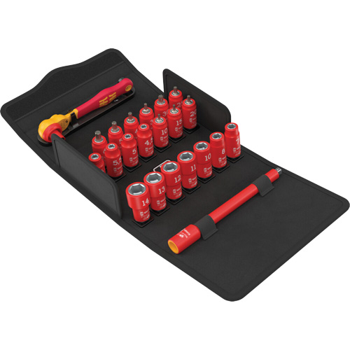 Jeu de cl&eacute; &agrave; cliquet SA VDE 1 Zyklop isolant avec levier dinversion Nia-Chem Ltd.