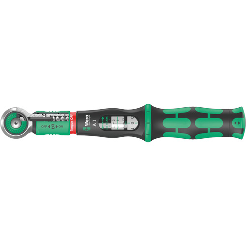 Cl&eacute; dynamom&eacute;trique Safe-Torque A 1, &agrave; cliquer, Entraînement 1/4" carr&eacute;, 2 - 9 lb-pi Nia-Chem Ltd.