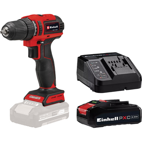 Perceuse-visseuse sans fil avec batterie 2,5 Ah PXC et ensemble chargeur de d&eacute;part, Lithium-ion, 18 V, Mandrin 3/8", Couple 354 lb-po Nia-Chem Ltd.