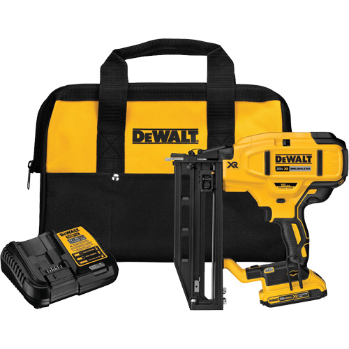 XR&reg; 16 GA Cordless Straight Finish Nailer Kit, 20 V, Lithium-Ion Nia-Chem Ltd.