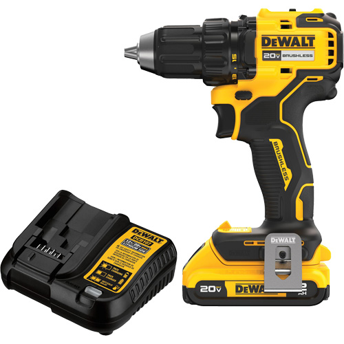 Ensemble de perceuse-visseuse sans fil et sans balai, Lithium-ion, 20 V, Mandrin 1/2" Nia-Chem Ltd.