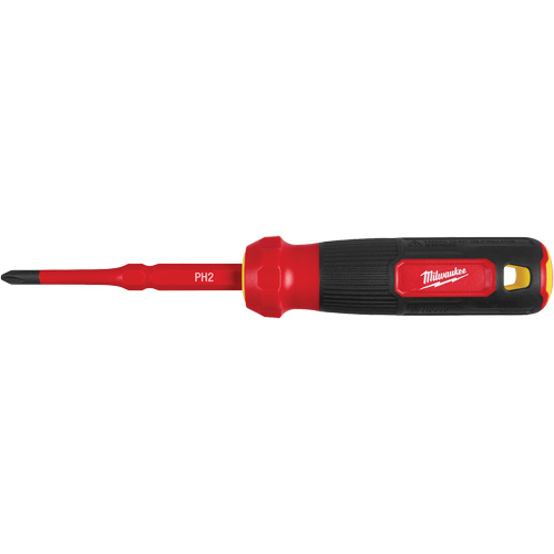 Tournevis &agrave; embouts interchangeables &agrave; tige articul&eacute;e isol&eacute; 1000 V, 2-en-1, 8-4/5" lo, Prise Coussin&eacute;e Nia-Chem Ltd.