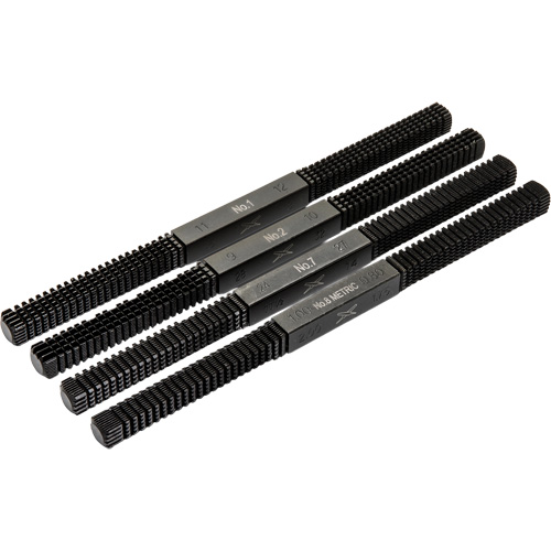 Jeu de 4 limes de restauration de filets?, Carr&eacute;e, 9" Nia-Chem Ltd.