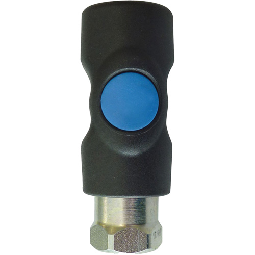 Raccord industriel rapide TOPQUIK S1, Composite en polyester/Acier inoxydable, 1/4", NPT femelle, 174 PSI Nia-Chem Ltd.
