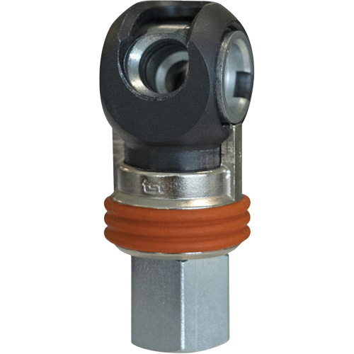TOPQUIK SC Industrial Swing Quick Coupler, Nickel-Plated Steel, 3/8", Female NPT, 360 PSI Nia-Chem Ltd.