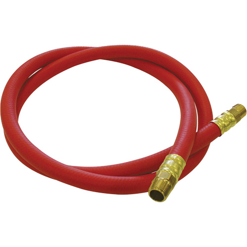 Hose Reel Connecting Hose, Air, EPDM Rubber, 1/2" dia. x 5', 300 psi, 1/2 NPT Nia-Chem Ltd.