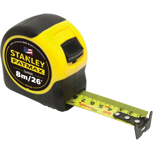 Ruban &agrave; mesurer FATMAX, 1-1/4" x 26'/8 m, Marques de goujon Imp&eacute;rial & m&eacute;trique Nia-Chem Ltd.
