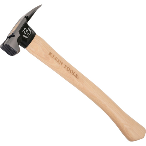 Milled Face Straight Claw Hammer, 22 oz., Wood Handle, 16-1/10" L Nia-Chem Ltd.