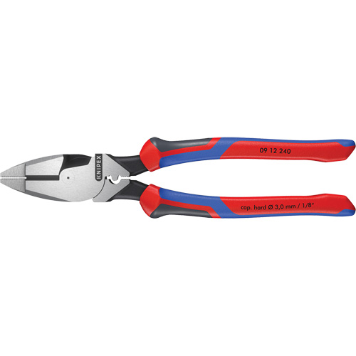 High Leverage Lineman's Pliers New England with Fish Tape Puller, Crimper & KNIPEXTEND Handle Nia-Chem Ltd.