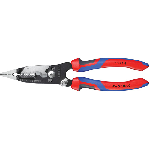 Forged Wire Stripper with KNIPEXTEND Handle, 8" L, 10 - 20 AWG Nia-Chem Ltd.