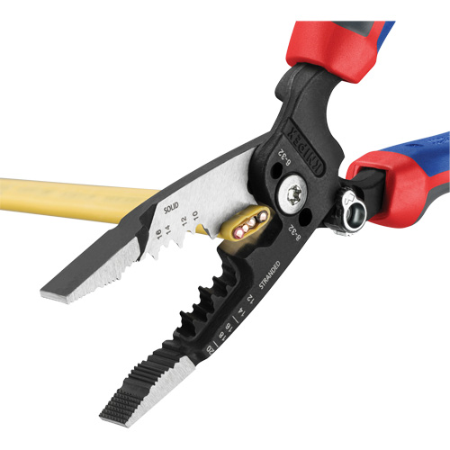 Forged Wire Stripper with KNIPEXTEND Handle, 8" L, 10 - 20 AWG Nia-Chem Ltd.