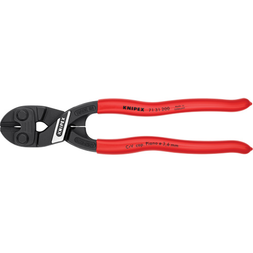 CoBolt&reg; High Leverage Compact Bolt Cutters with Notched Blade, 8" L, Center Cut Nia-Chem Ltd.