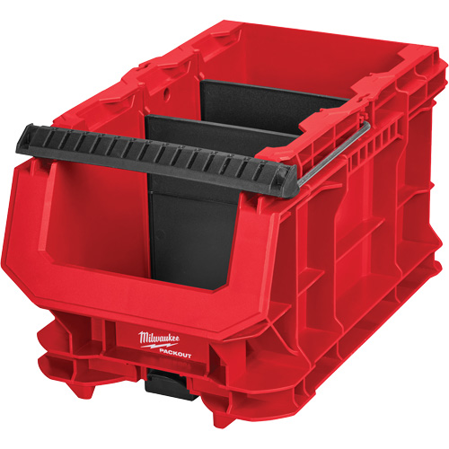 PACKOUT Compact Crate, 15-1/2" x 9-1/2" x 8-3/4", Black/Red Nia-Chem Ltd.