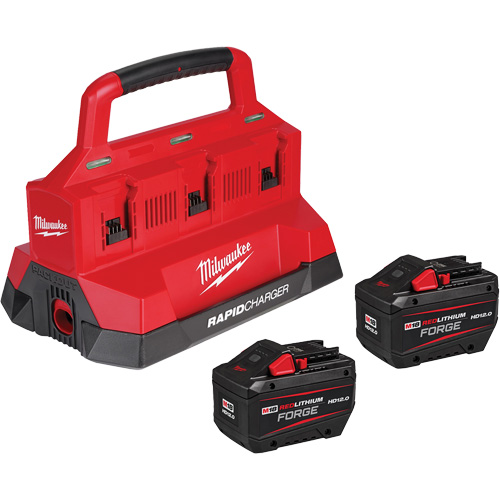 M18 Forge Starter Kit with 2 Batteries & 6-Bay Rapid Charger, Lithium-Ion, 18 V, 12 Ah Nia-Chem Ltd.