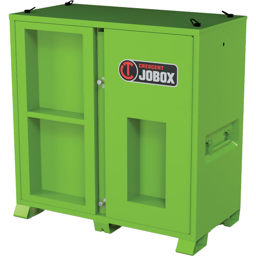 Armoire de rangement d'&eacute;PI sur place, Acier, Vert lime haute visibilit&eacute; Nia-Chem Ltd.