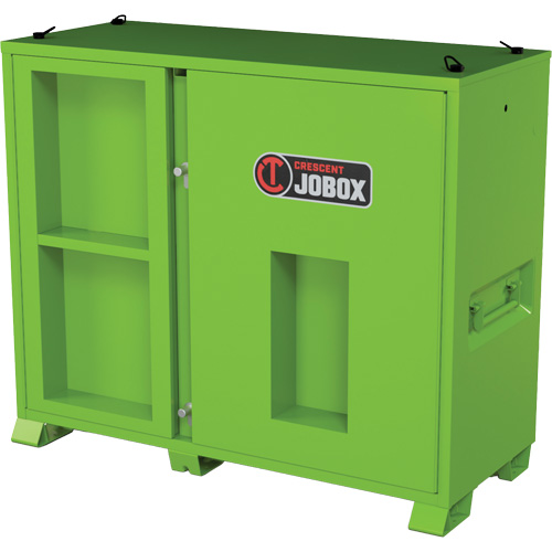 Armoire de rangement d'&eacute;PI sur place, Acier, Vert lime haute visibilit&eacute; Nia-Chem Ltd.