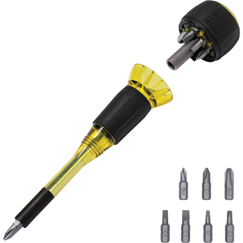 Tournevis 8-en-1 Tru-Grip avec raccourci, 6-57/100" lo, Prise Plastique Nia-Chem Ltd.