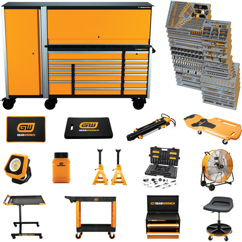 MEGAMOD Mechanics Tool Set in Premium Modular Foam Trays with Tool Storage & Shop Equipment, 1629 Pieces Nia-Chem Ltd.