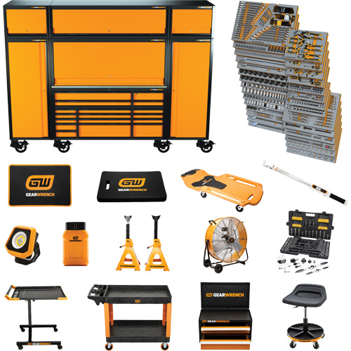 MEGAMOD Mechanics Tool Set in Premium Modular Foam Trays with Tool Storage & Shop Equipment, 1858 Pieces Nia-Chem Ltd.