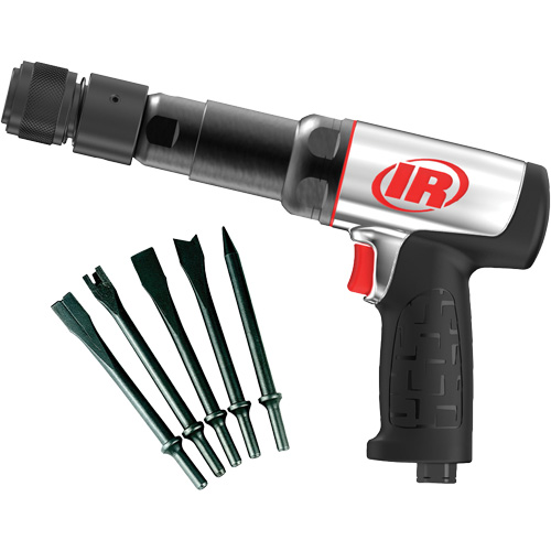 Marteau pneumatique robuste avec burins, 21,8 pi³/min, 1/4" NPT, 2600 coups/min, 3/4" x 3-3/4" (19,05 mm x 95,25 mm) Nia-Chem Ltd.