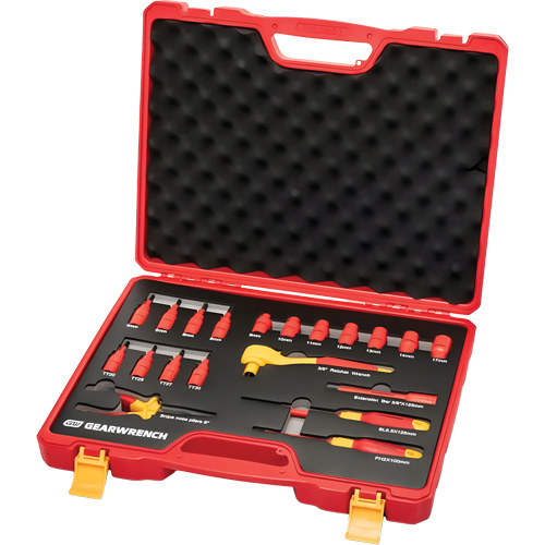 3/8" Drive VDE Insulated Tool Set, 1000 V, 20 Pcs Nia-Chem Ltd.