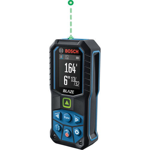 BLAZE Green Beam Laser Measure, 0' - 165' (0 m - 50.2 m) Range, Digital (Electronic) Nia-Chem Ltd.