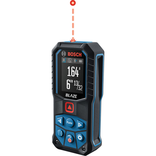 BLAZE Red Beam Laser Measure, 0' - 165' (0 m - 50.2 m) Range, Digital (Electronic) Nia-Chem Ltd.