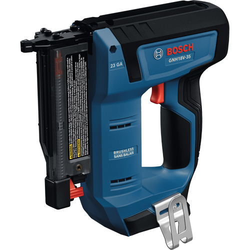 Cloueuse &agrave; moteur sans balais pour pointes de calibre 23, 18 V, Lithium-ion Nia-Chem Ltd.