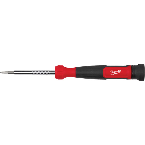 4-in-1 Precision 1/4" Drive Multi-Bit Screwdriver, 5-3/4" L, Cushion Grip Handle Nia-Chem Ltd.