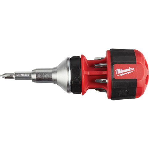 8-in-1 Compact Ratcheting 1/4" Drive Multi-Bit Driver, Cushion Grip Handle Nia-Chem Ltd.