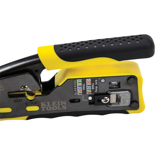 Ratcheting Ethernet Cable Crimper/Stripper/Cutter for Pass-Thru Connectors Nia-Chem Ltd.