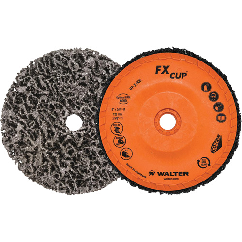 FX Cup Disc, 4-1/2" Dia., Aluminum Oxide Nia-Chem Ltd.