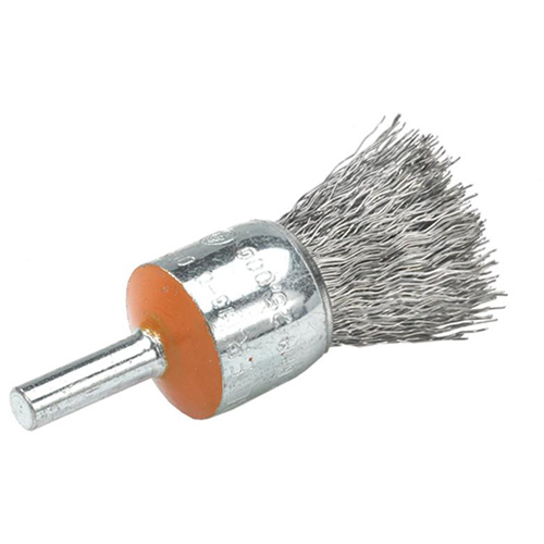 Brosses mont&eacute;es &agrave; fils cr&ecirc;p&eacute;s, 3/4", Fils 0,014", Tige 1/4" Nia-Chem Ltd.