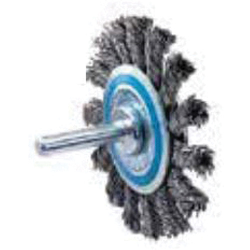 Knot Twisted Mounted Wire Wheel, 2-3/4" Dia., 0.02" Fill Nia-Chem Ltd.