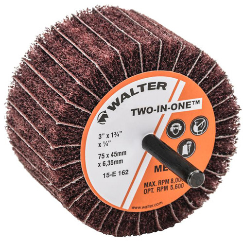 Meule &agrave; lamelles abrasives Two-In-One Nia-Chem Ltd.