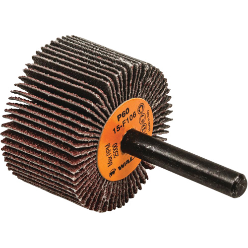 Disques &agrave; lamelles - Meules &agrave; lamelles Coolcut, Oxyde d'aluminium, Grain 60, 1-1/2" x 1" x 1/4" Nia-Chem Ltd.