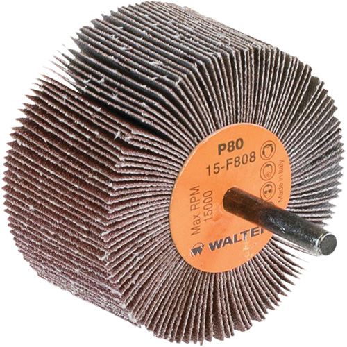 Disques &agrave; lamelles - Meules &agrave; lamelles Coolcut, Oxyde d'aluminium, Grain 80, 3" x 1-1/2" x 1/4" Nia-Chem Ltd.