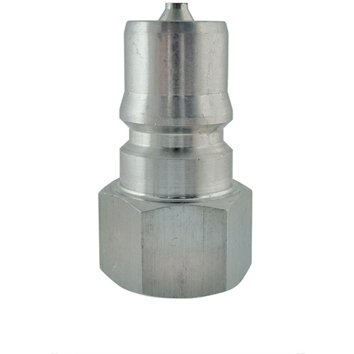 Hydraulic Quick Coupler - Plug, Stainless Steel, 1/2" Dia. Nia-Chem Ltd.