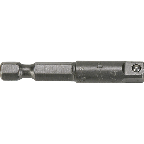 Hex To Male Square Drive Extension, 1/4" Drive Size, 2" L Nia-Chem Ltd.