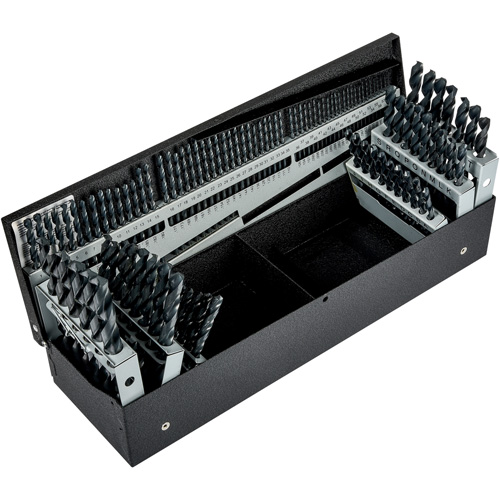 Jobber Length Combination Drill Bit Set, 115 Pieces, High Speed Steel Nia-Chem Ltd.