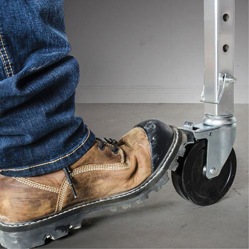 Mobile Work Scaffolding - Maxi Square Scaffolding, Aluminum Frame, 74" D x 75" H Nia-Chem Ltd.