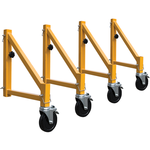 Mobile Work Scaffolding - Maxi Square Steel Scaffolding Accessories, Outrigger, 19-1/4" W x 24" H Nia-Chem Ltd.